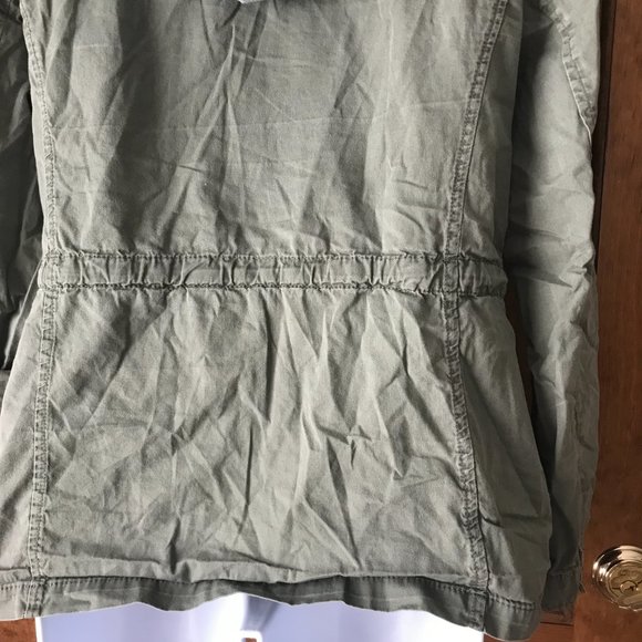 Ashley by 26 International Outerwear Olive Green Army Style Jacket w/Hood Medium - Picture 10 of 15